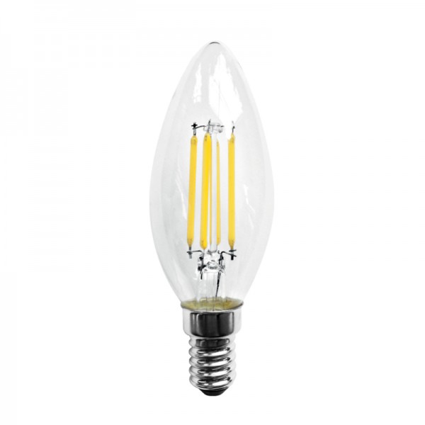 E14 LED Filament C35 5watt Φυσικό Λευκό (7.14.05.17.2)  Λαμπτήρες LED