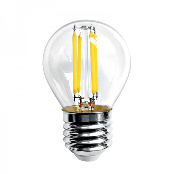 E27 LED Filament G45 5watt Φυσικό Λευκό  (7.27.05.13.2)  Λαμπτήρες LED