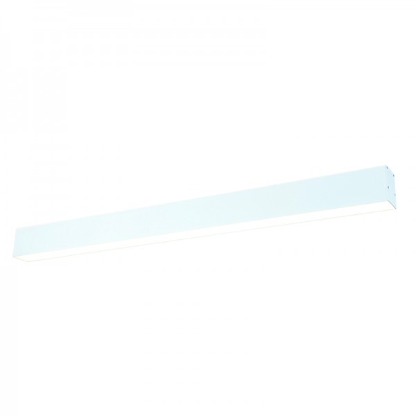 Κρεμαστό φωτιστικό LED 50W 4000K από αλουμίνιο σε λευκή απόχρωση D:180cm (6172-180-WH)