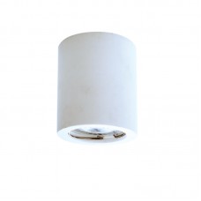 Φωτιστικό οροφής λευκό από γύψο 1XGU10 D:7cm (42166)