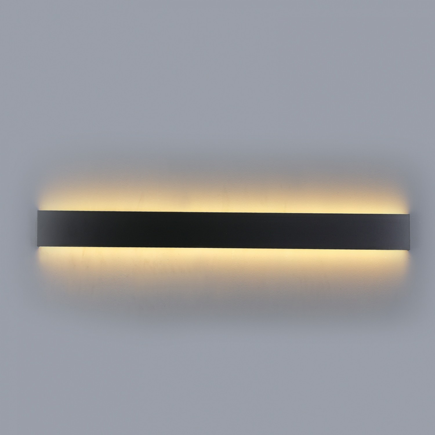 Επιτοίχιο φωτιστικό από μαύρο μέταλλο (43012-BL) Φωτιστικά