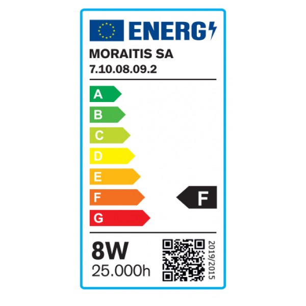 GU10 LED 7watt 4000Κ Φυσικό Λευκό (7.10.08.09.2)  Λαμπτήρες LED