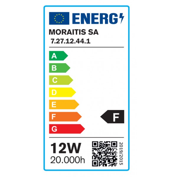 E27 LED A60 12watt 3000Κ Day Night and Motion Sensor Θερμό Λευκό (7.27.12.44.1)