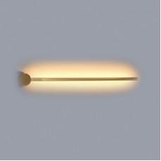 Επιτοίχιο φωτιστικό LED 7W 3000K από χρυσαφί μέταλλο D:60cm (43015-GL)