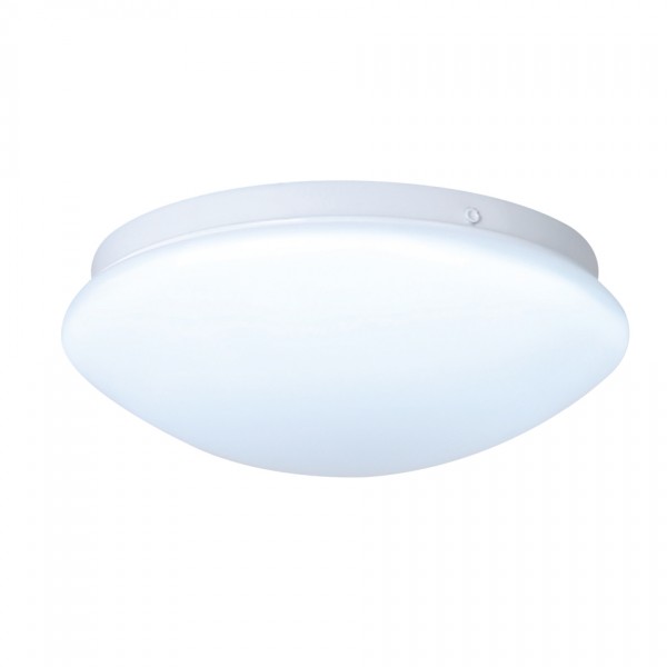 Πλαφονιέρα οροφής LED 12W 3000K από ακρυλικό και μεταλλική βάση D:25cm (42015)