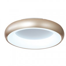Πλαφονιέρα οροφής LED 110W 3CCT από χρυσαφί και λευκό ακρυλικό D:60cm (42021-A-Golden)