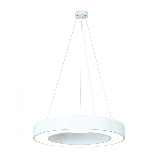 Κρεμαστό φωτιστικό LED 70W σε λευκή απόχρωση D:120cm (6171-120-WH)