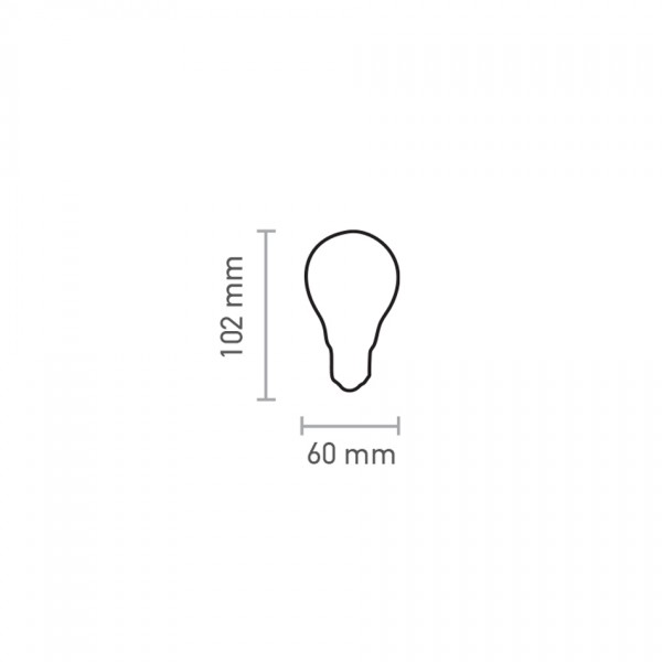 E27 LED Filament A60 10watt Dimmable (7.27.10.18.2)
