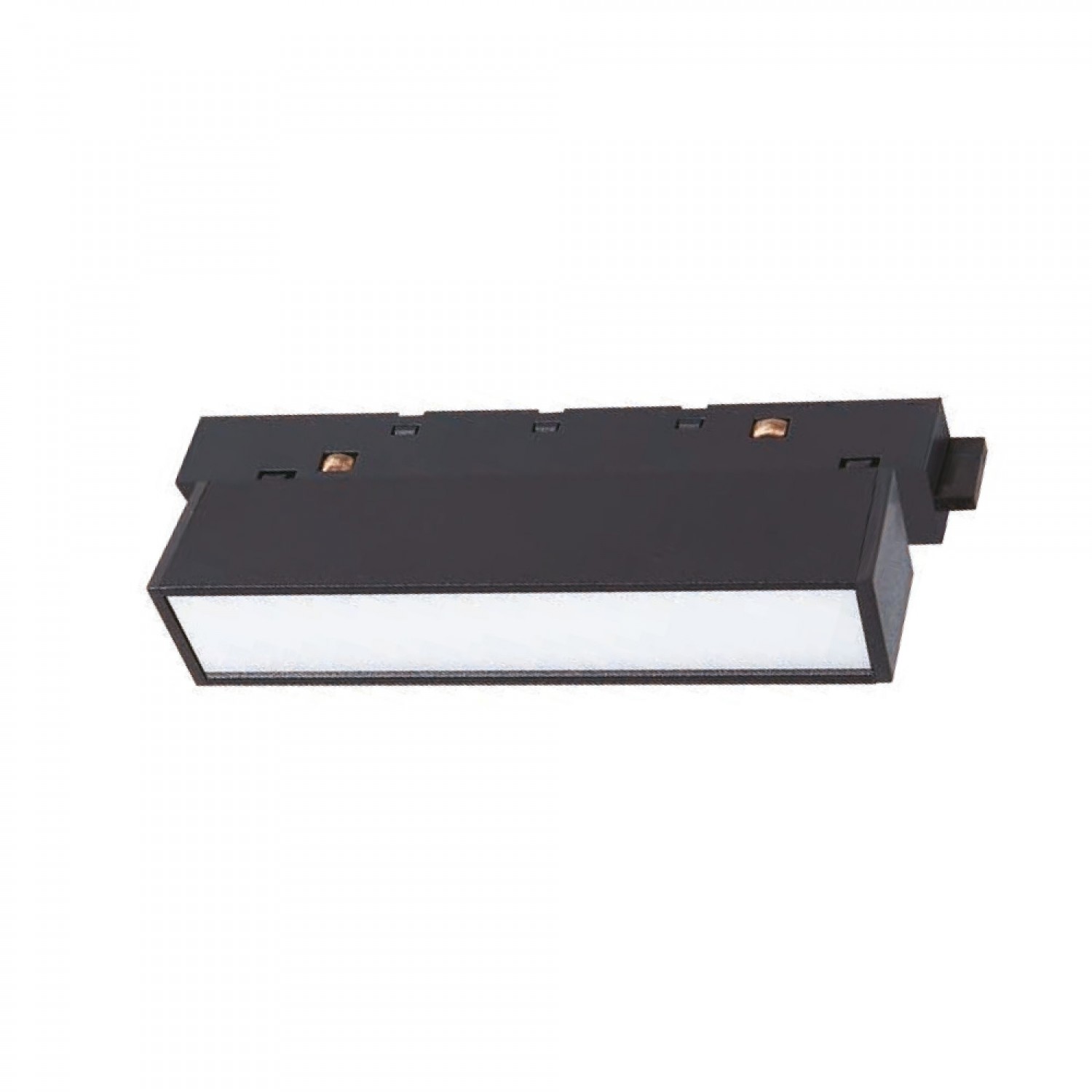 Φωτιστικό LED 12W 4000K για μαγνητική ράγα σε μαύρη απόχρωση D:30cmX4,3cm (T01702-BL)
