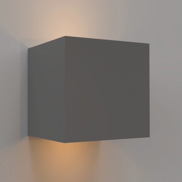 Emerald LED 10W 3000K Outdoor Wall Lamp Grey D:9,9cmx9,9cm (80203131)