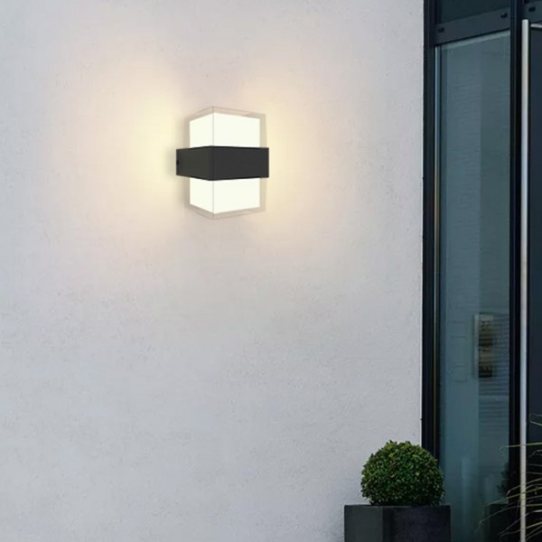 Louise LED 8W 3000K Outdoor Wall Lamp Anthracite D:10,5cmx13,3cm (80203341)