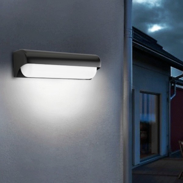 Erie LED 10W 3000K Outdoor Wall Lamp Anthracite D:26,1cmx7cm (80203040)