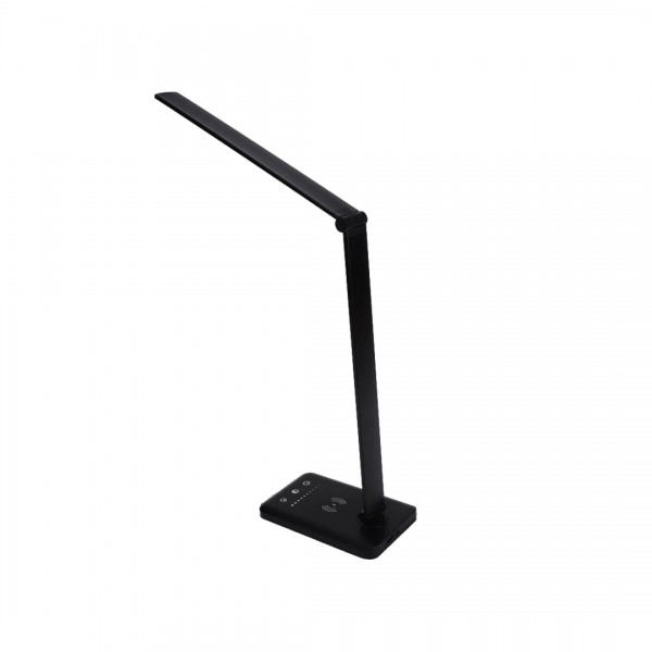 Επιτραπέζιο φωτιστικό LED 7W 3CCT (by touch) σε μαύρο χρώμα D:39cm (3045-BL)
