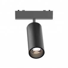 Φωτιστικό LED 9W 3000K για Ultra-Thin μαγνητική ράγα σε μαύρη απόχρωση D:16cmX4,4cm (T03701-BL)