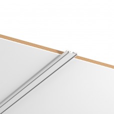 Ultra-Thin μαγνητική ράγα σε λευκή απόχρωση D:1m (TR007-WH)