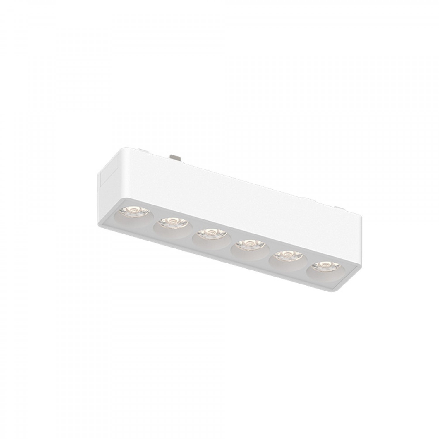 Φωτιστικό LED 6W 3000K για Ultra-Thin μαγνητική ράγα σε λευκή απόχρωση D:12,2cmX2,4cm (T02801-WH)
