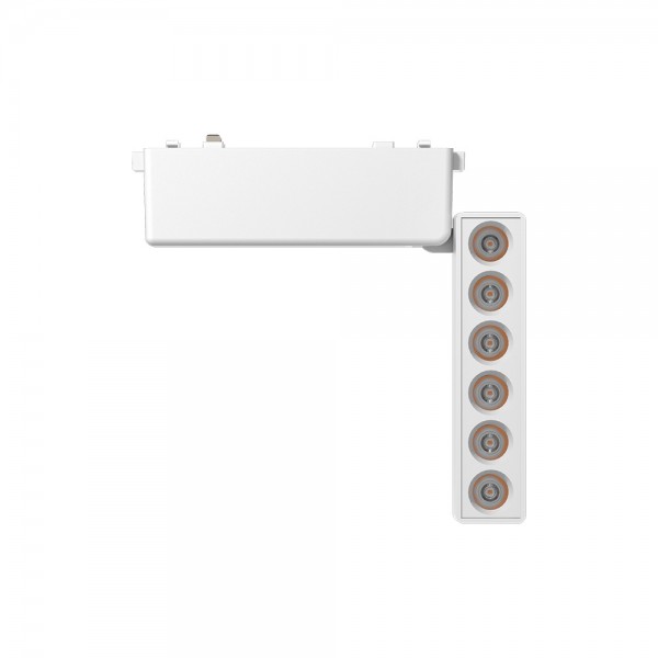 Φωτιστικό LED 6W 3000K για Ultra-Thin μαγνητική ράγα σε λευκή απόχρωση D:12,2cmX8cm (T03301-WH)