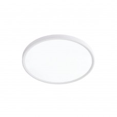 Πλαφονιέρα οροφής LED 40W 3CCT (by switch on base) σε λευκή απόχρωση D:50x2,5cm (42036-B-White)