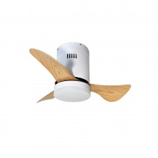 Elsinore -15W 3CCT LED Fan Light in White with Wooden Color (102000410)