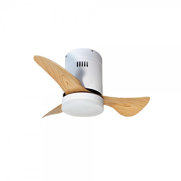 Elsinore -15W 3CCT LED Fan Light in White with Wooden Color (102000410)