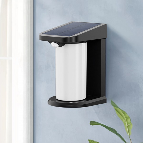 Mirror- LED 1,5W 3000K/6000K Solar Outdoor Light in Black Color (80204210S)