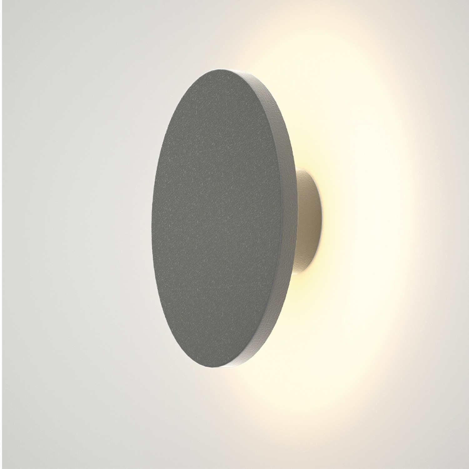 Geneva LED 8W 3CCT Outdoor Wall Lamp Grey D:17cmx5.5cm (80201130)
