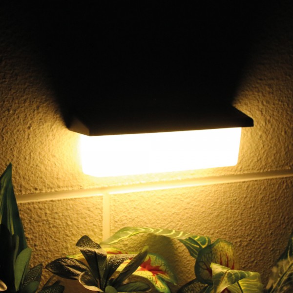 Oneida-LED 2,5W 3000K/6000K Solar Outdoor Light in Black Color (80204310S)