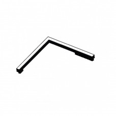 Γραμμικό φωτιστικό γωνία LED 24W 3CCT για μαγνητική ράγα σε μαύρη απόχρωση D:30X22X25cm (TM0140-Black)