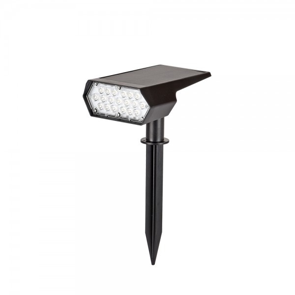 Melville 3W 3CCT Solar Spike Light in Black Color (80204810S)