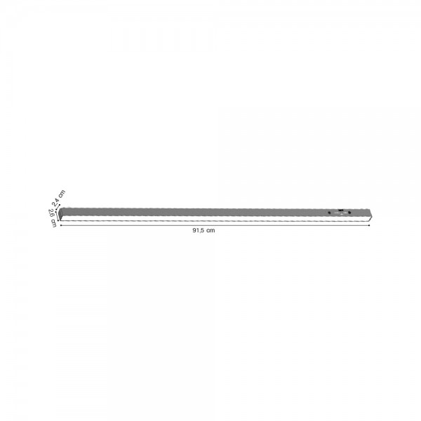 Γραμμικό φωτιστικό LED 30W 3000K-6000K για ultra thin ράγα σε λευκή απόχρωση D:91,5X2,6X2,4cm (TMZ0030-White)