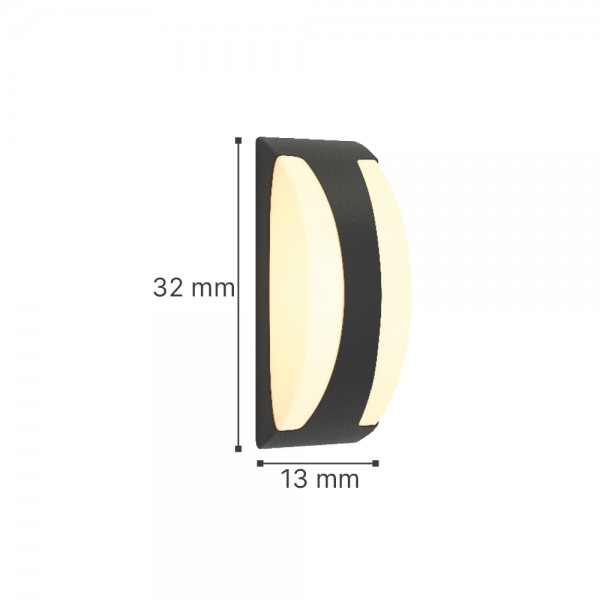 Wildwood - E27 Outdoor Wall Lamp in  White Color (80203624)