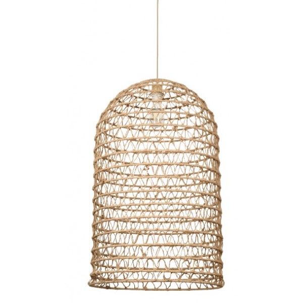 Κρεμαστό Φωτιστικό από σχοινί 1xE27 D:50cm (4048-A)