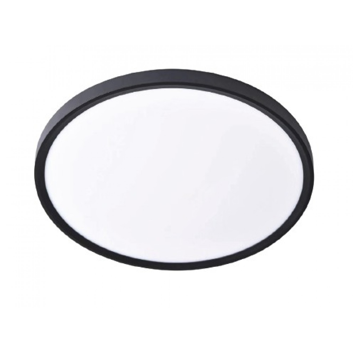 Πλαφονιέρα οροφής LED 60W 3CCT (by switch on base) σε μαύρη απόχρωση D:75x2,5cm (42036-AA-Black)