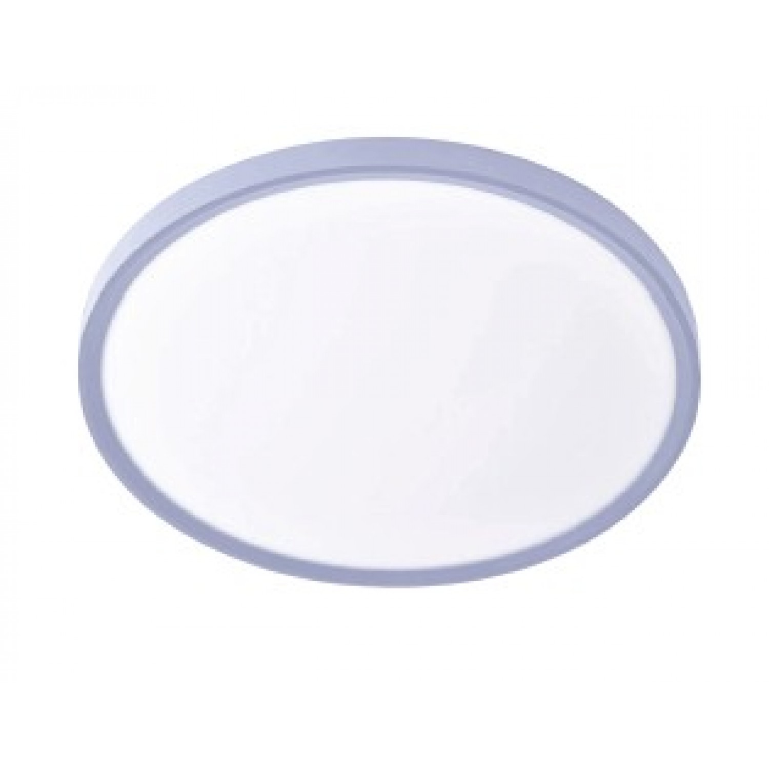 Πλαφονιέρα οροφής LED 60W 3CCT (by switch on base) σε ασημί απόχρωση D:75x2,5cm (42036-AA-Silver)