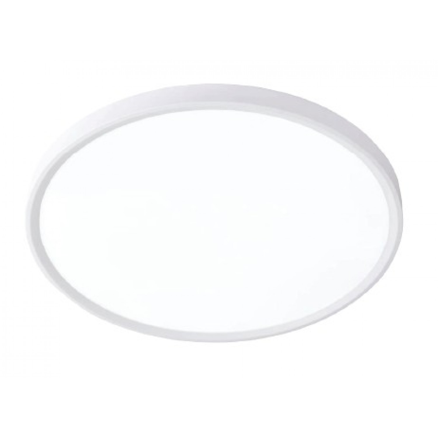 Πλαφονιέρα οροφής LED 50W 3CCT (by switch on base) σε λευκή απόχρωση D:60x2,5cm (42036-A-White)
