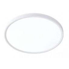 Πλαφονιέρα οροφής LED 50W 3CCT (by switch on base) σε λευκή απόχρωση D:60x2,5cm (42036-A-White)