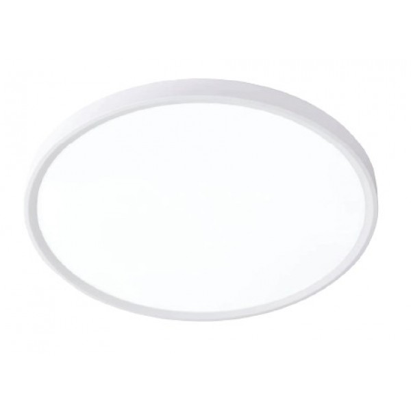 Πλαφονιέρα οροφής LED 60W 3CCT (by switch on base) σε λευκή απόχρωση D:75x2,5cm (42036-AA-White)