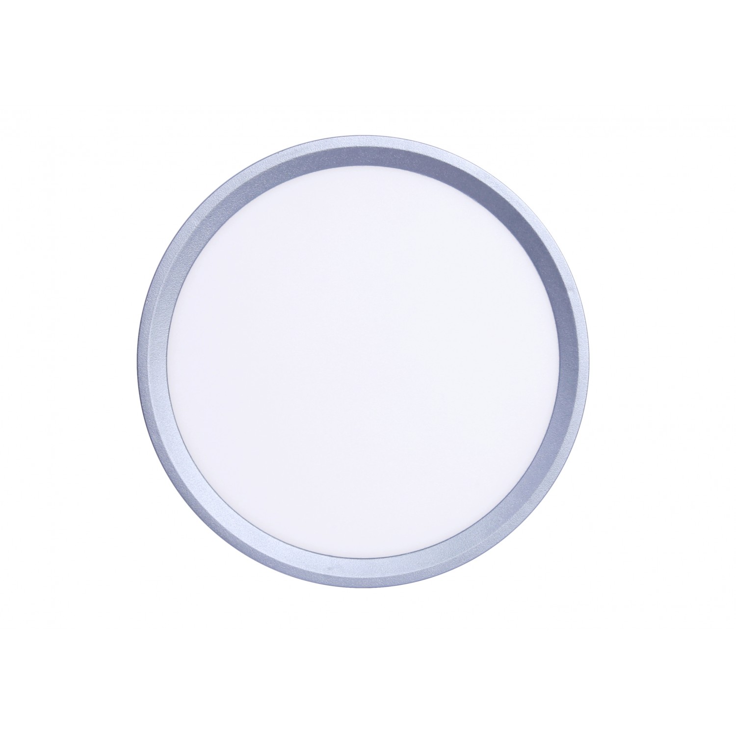 Πλαφονιέρα οροφής LED 32W 3CCT (by switch on base) σε ασημί απόχρωση D:40x2,5cm (42036-C-Silver)