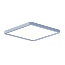Πλαφονιέρα οροφής LED 40W 3CCT (by switch on base) από ασημί μέταλλο  D:50cm (42045-Silver)