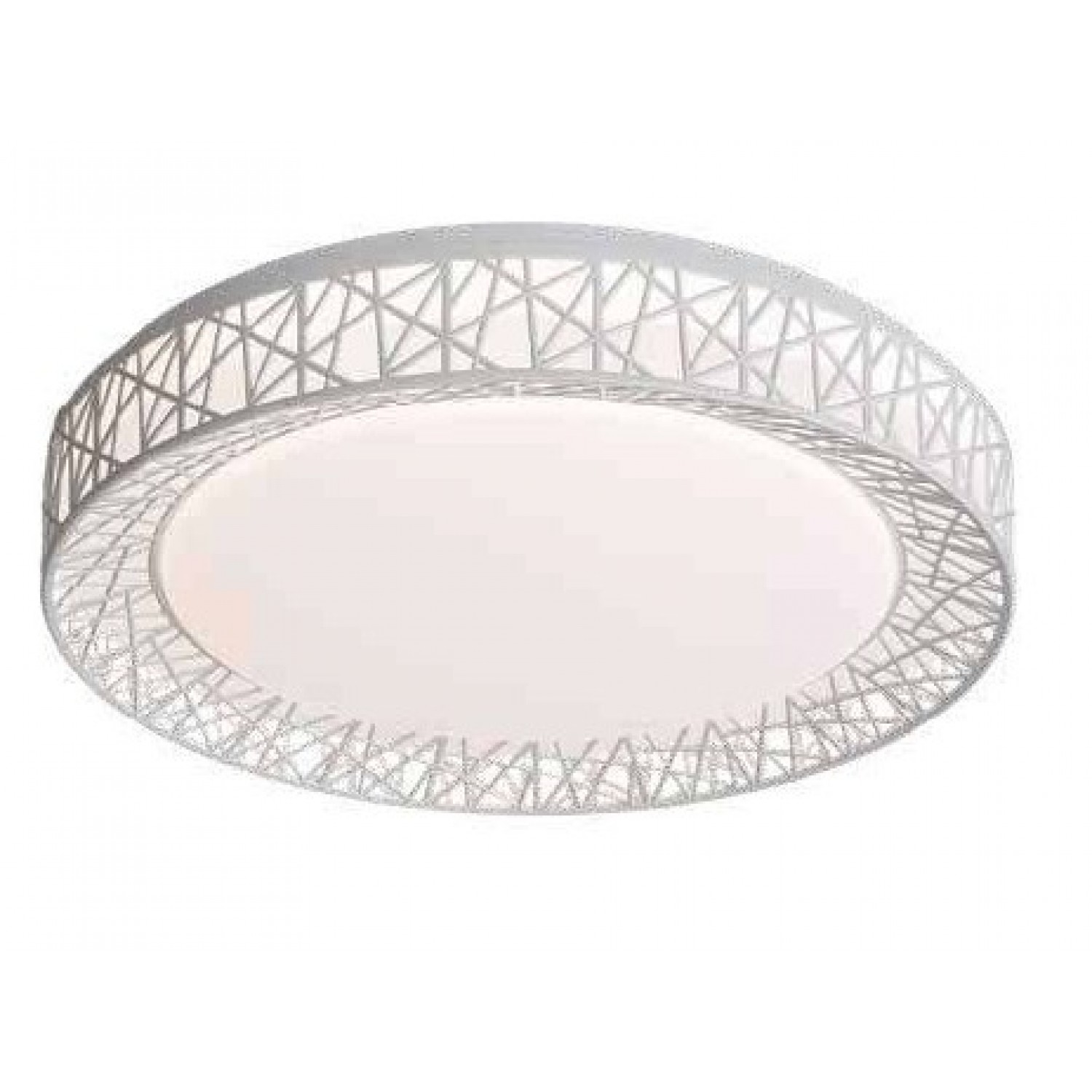 Πλαφονιέρα οροφής LED 36W 4cct από λευκό ακρυλικό D:50cm (42049-Λευκ΄΄ο)