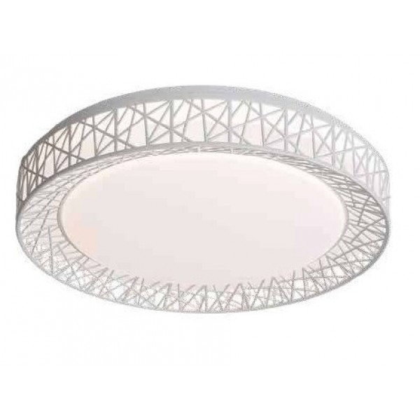 Πλαφονιέρα οροφής LED 36W 4cct από λευκό ακρυλικό D:50cm (42049-Λευκ΄΄ο)