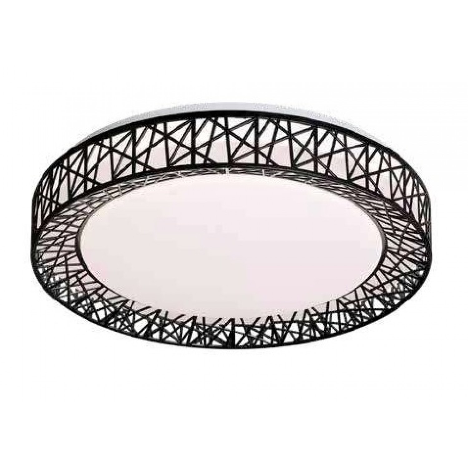 Πλαφονιέρα οροφής LED 36W 4cct από λευκό ακρυλικό D:50cm (42049-Μα΄ύρο)