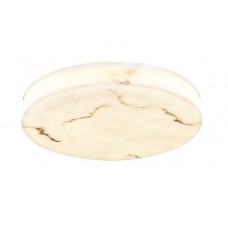 Φωτιστικό οροφής, LED 48W Alabaster & ritine, 5280 lm, 3CCT (by switch on base) D:60x6cm (42053-B)