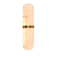 Επίτοιχο φωτιστικό, Alabaster, 10W, 1100 lm, 3CCT (by switch on base)D:40X9,5cm(43070)