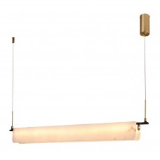 Κρεμαστό φωτιστικό, Alabaster, 18W, 1980lm, 3CCT (by switch on base)D: 100x12x10cm(6116)
