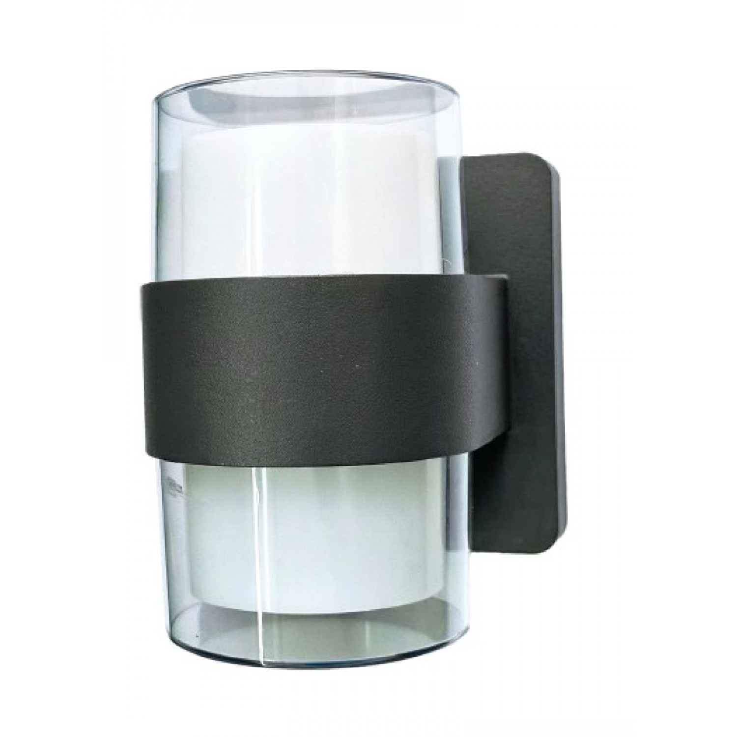 Athabasca LED 8W CCT Outdoor Wall Lamp Anthracite D:10,5cmx13,5cm (80203240)