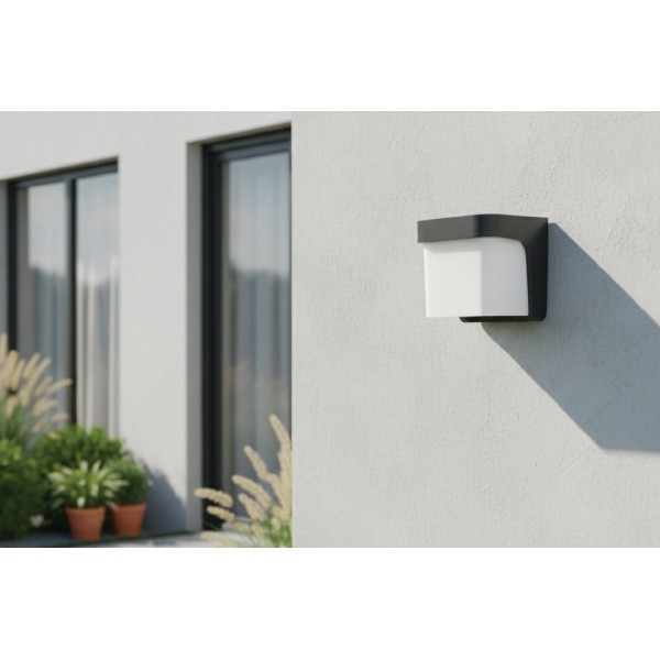 Redwood LED 13W 3CCT Outdoor Wall Lamp Black D:17,5cm (80207410)