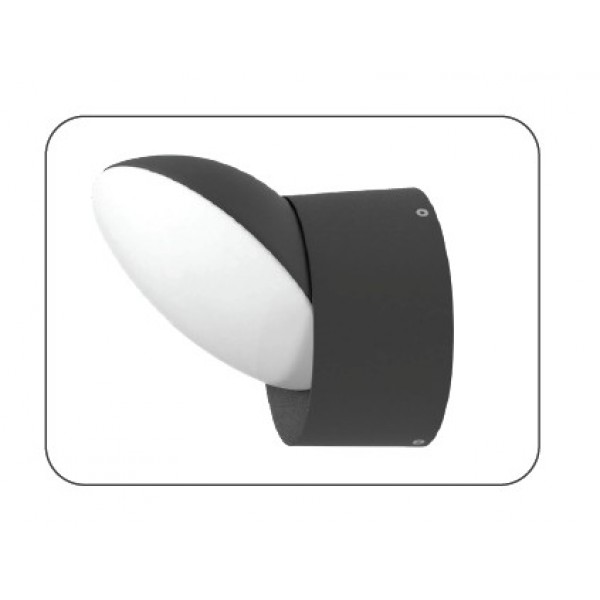 Wabash LED 7W 3CCT Outdoor Wall Lamp Black D:13cm (80208410)