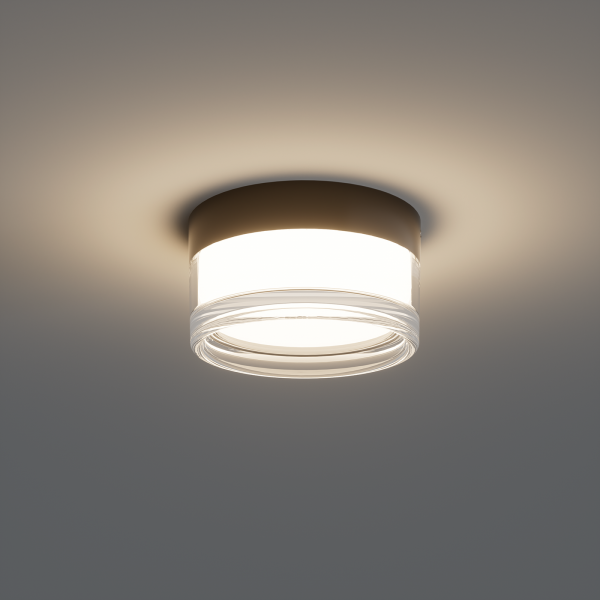 Ceiling LED 9W 3CCT Outdoor Ceiling Light black D:14cmx7,8cm (80301050)