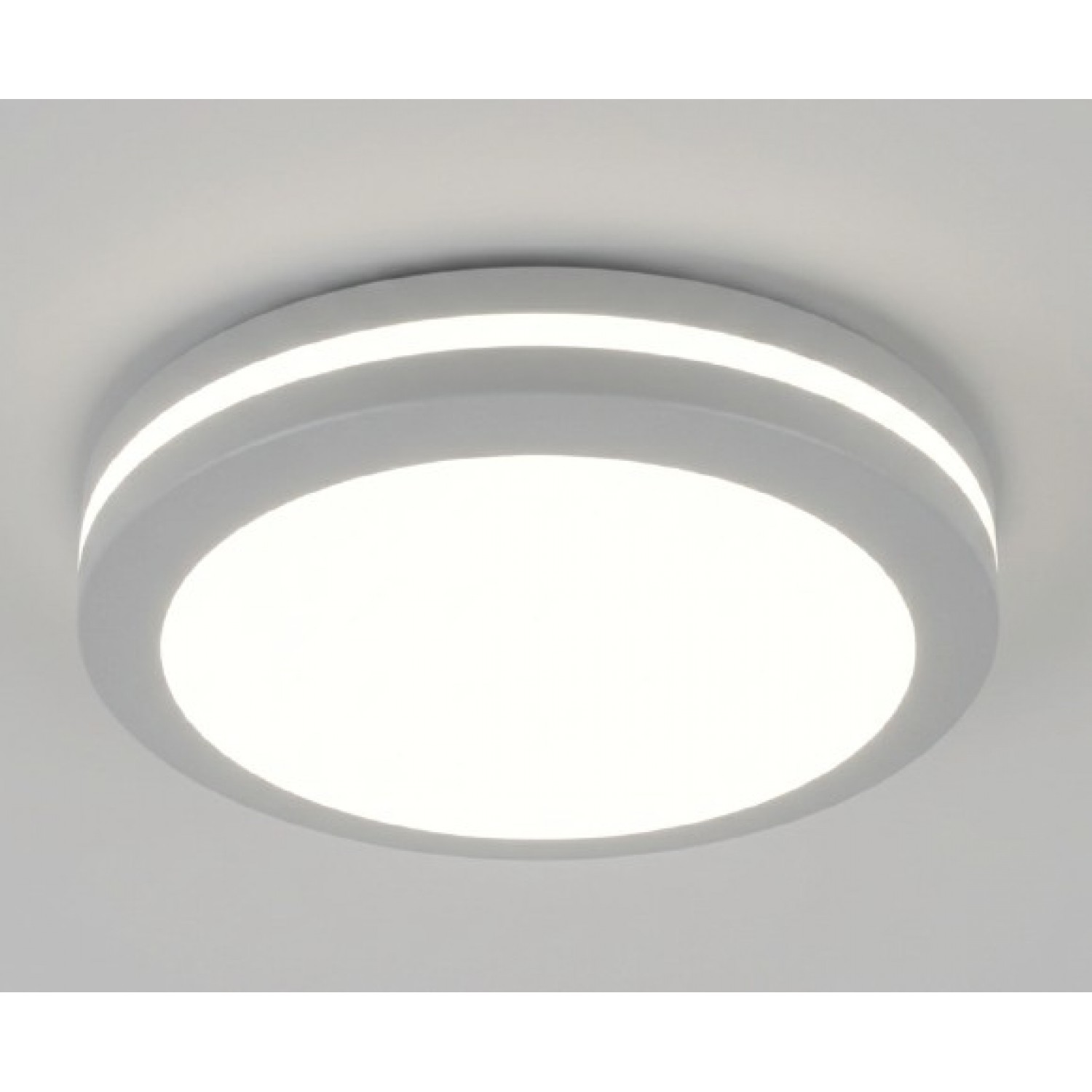 Klamath mega LED 48W 3CCT Outdoor Ceiling Light Grey D:40cmx5,2cm (80301230)